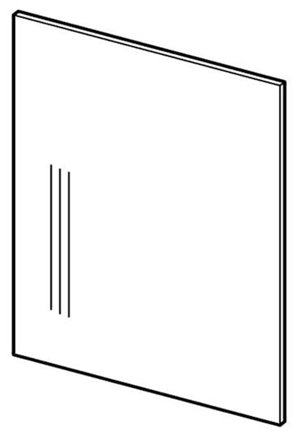 Panel boczny do słupków 45,1/56 z płyty foliowanej Layman