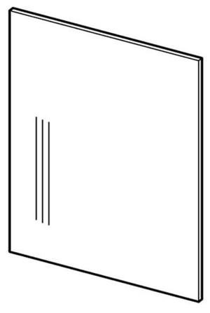 Panel boczny do słupków 45,1/56 z płyty foliowanej