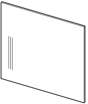 Panel boczny do szafek górnych 36/30 z płyty foliowanej