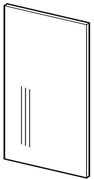 Panel boczny do szafek górnych 58/32 z płyty laminowanej