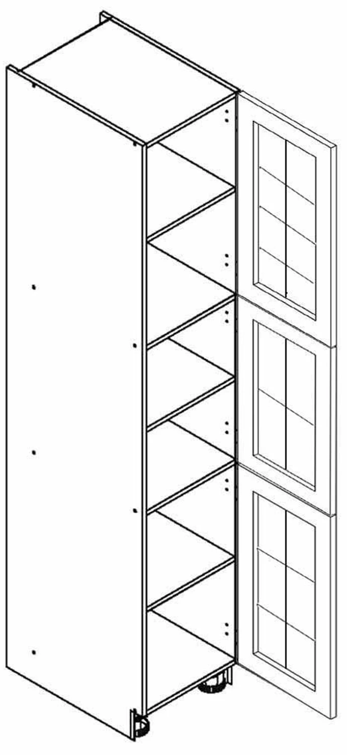 60 dolna słupek witrynowy wys. 213.7 cm Layman