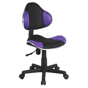 (QZY-G2B) Krzesło obrotowe (fioletowo/czarne)