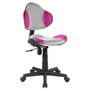 (QZY-G2B) Krzesło obrotowe (różowo/szare)