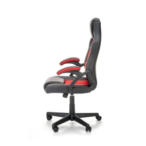 BERKEL fotel gabinetowy czarno-czerwony Halmar 4