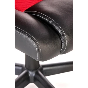 BERKEL fotel gabinetowy czarno-czerwony Halmar 7