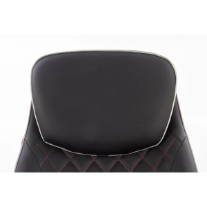 CAMARO fotel wypoczynkowy czarny / czerwony Halmar 2