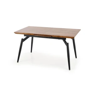CAMBELL stół rozkładany, blat - naturalny, nogi - czarny Halmar 1