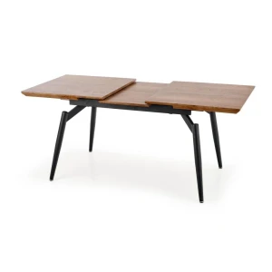 CAMBELL stół rozkładany, blat - naturalny, nogi - czarny Halmar 15