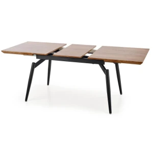 CAMBELL stół rozkładany, blat - naturalny, nogi - czarny Halmar 16