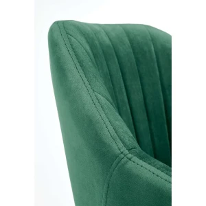 FRESCO fotel młodzieżowy ciemny zielony velvet Halmar 4