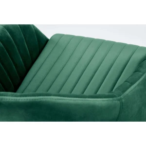 FRESCO fotel młodzieżowy ciemny zielony velvet Halmar 6