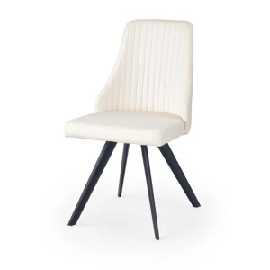 K206 krzesło biało / czarny (2p=4szt) Halmar 1
