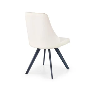 K206 krzesło biało / czarny (2p=4szt) Halmar 2