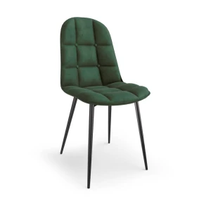 K417 krzesło ciemny zielony velvet Halmar 1