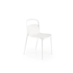 K490 krzesło plastik biały Halmar 1