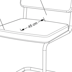 K510 krzesło musztardowy Halmar 3