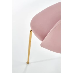 K385 krzesło jasny różowy / złoty (2p=4szt) Halmar 7