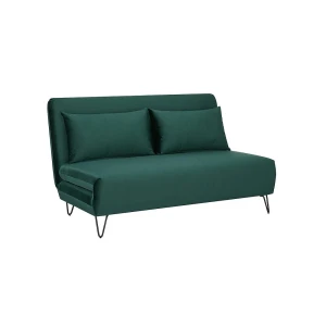 Sofa zenia velvet zielony tap.189/czarny Signal Meble 1
