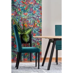 RUBEN stół kolor blat - dąb artisan, nogi - czarny (102-142x102x75 cm) Halmar 11