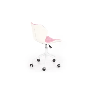 MATRIX 3 fotel młodzieżowy jasny różowy / biały Halmar 5