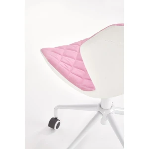 MATRIX 3 fotel młodzieżowy jasny różowy / biały Halmar 6