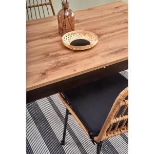 GREG stół rozkładany kolor dąb wotan/czarny Halmar 13