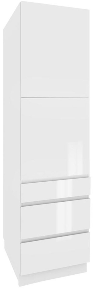 60 dolna słupek, trzy szuflady wys. 213.7 cm