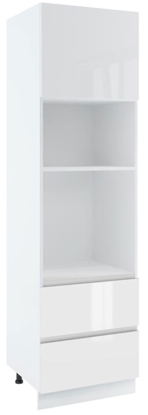 60 dolna słupek zabudowa piekarnika i mikrofalówki, 2 szuflady wys. 235.7 cm