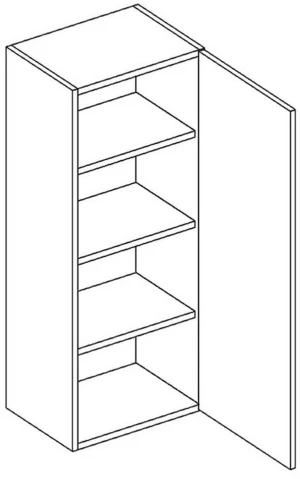 Górna 1-drzwi, wys. 108 cm Layman 1