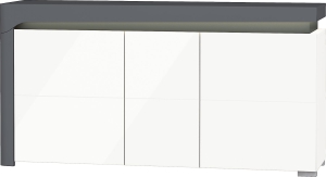 Komoda połysk Thea White WHK-1