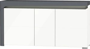 Komoda połysk Thea White WHK-1 Restol 1