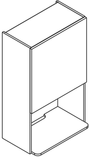 60 Górna szafka do mikrofali wolnostojącej wys. 100 cm