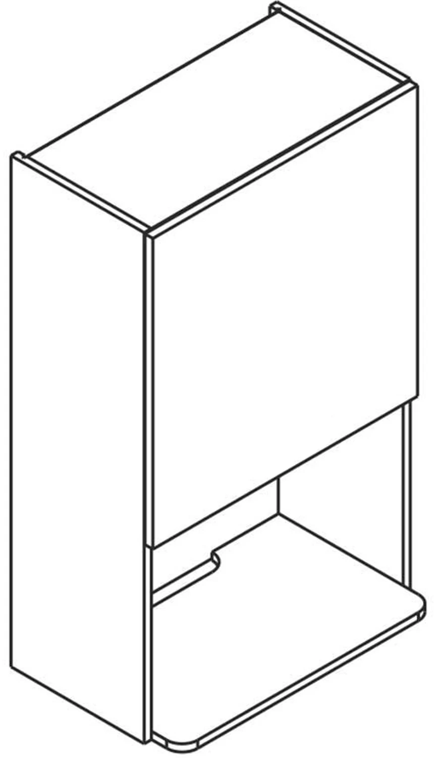 60 Górna szafka do mikrofali wolnostojącej wys. 100 cm KAM