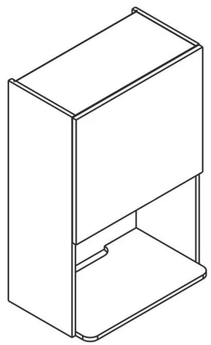 60 Górna szafka do mikrofali wolnostojącej wys. 90 cm KAM 1