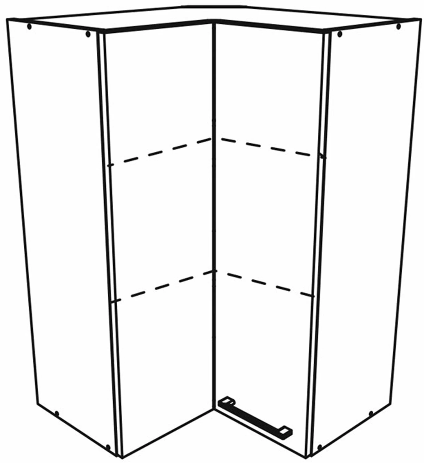 65 Górna narożna, wys.100 KAM
