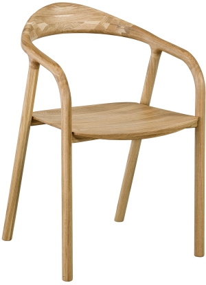 Krzesło dębowe do salonu Aura