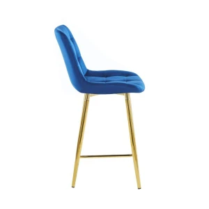 Hoker velvet niebieski (złoty stelaż) Furnitex 3