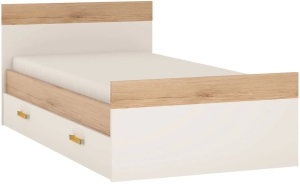 Łóżko z materacem i szufladą Amazon Typ 90