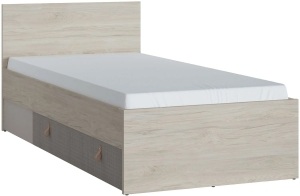 Łóżko z materacem 90x200 Denim DEIZ01