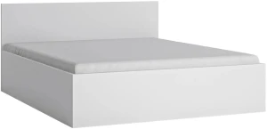 Łóżko z materacem oraz stelażem i pojemnikiem 160 Fribo Białe FRIZ06 Meble Wójcik 1