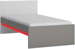Łóżko z materacem młodzieżowe Laser LASZ01 Chili Red