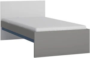 Łóżko z materacem młodzieżowe Laser LASZ01 Zgaszony błękit Meble Wójcik 1