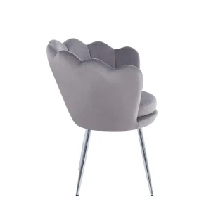 Fotel velvet (szary) /nogi srebrne/ Furnitex 3