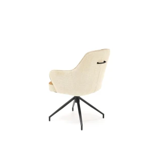 K527 krzesło brązowy / beżowy Halmar 2