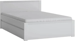 Białe łóżko młodzieżowe z materacem 120x200 Novi NVIZ02 Meble Wójcik 1