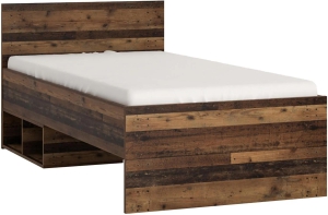 Łóżko jednoosobowe z materacem 90x200 Nubi NUBZ04