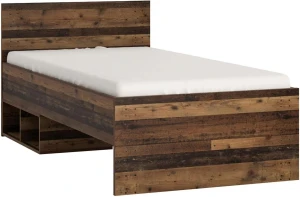Łóżko jednoosobowe z materacem 90x200 Nubi NUBZ04 Meble Wójcik 1