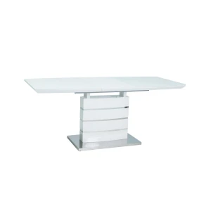 Stół leonardo biały lakier / biały lakier 140(180)x80 Signal Meble 1