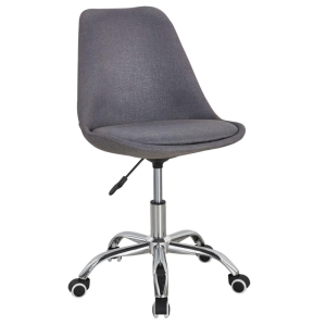 Fotel biurowy (szary materiał) (1p = 4 szt)