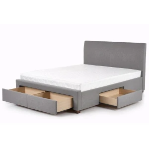 MODENA 140 cm łóżko tapicerowane z szufladami popiel (6p=1szt) Halmar 6